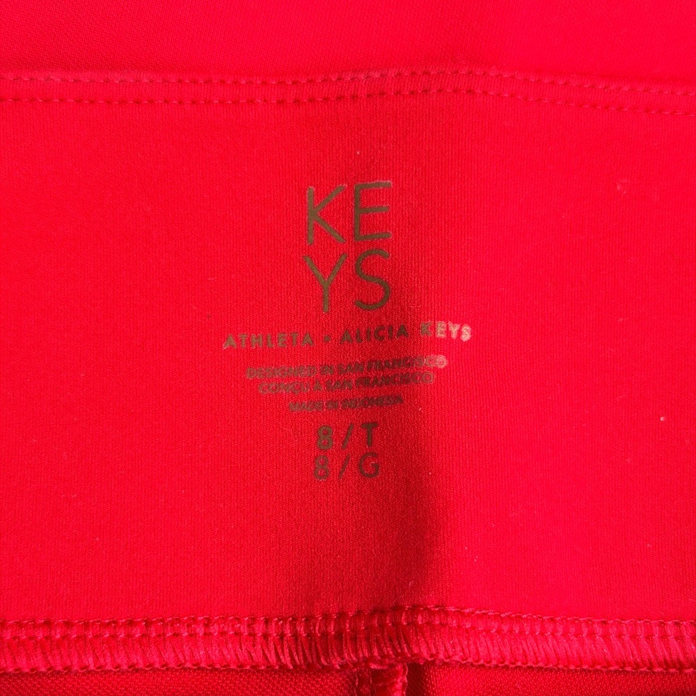 Athleta + Alicia Keys Limitless Tropical Red Wide-Leg Pants - 8 Tall - Picture 6 of 6